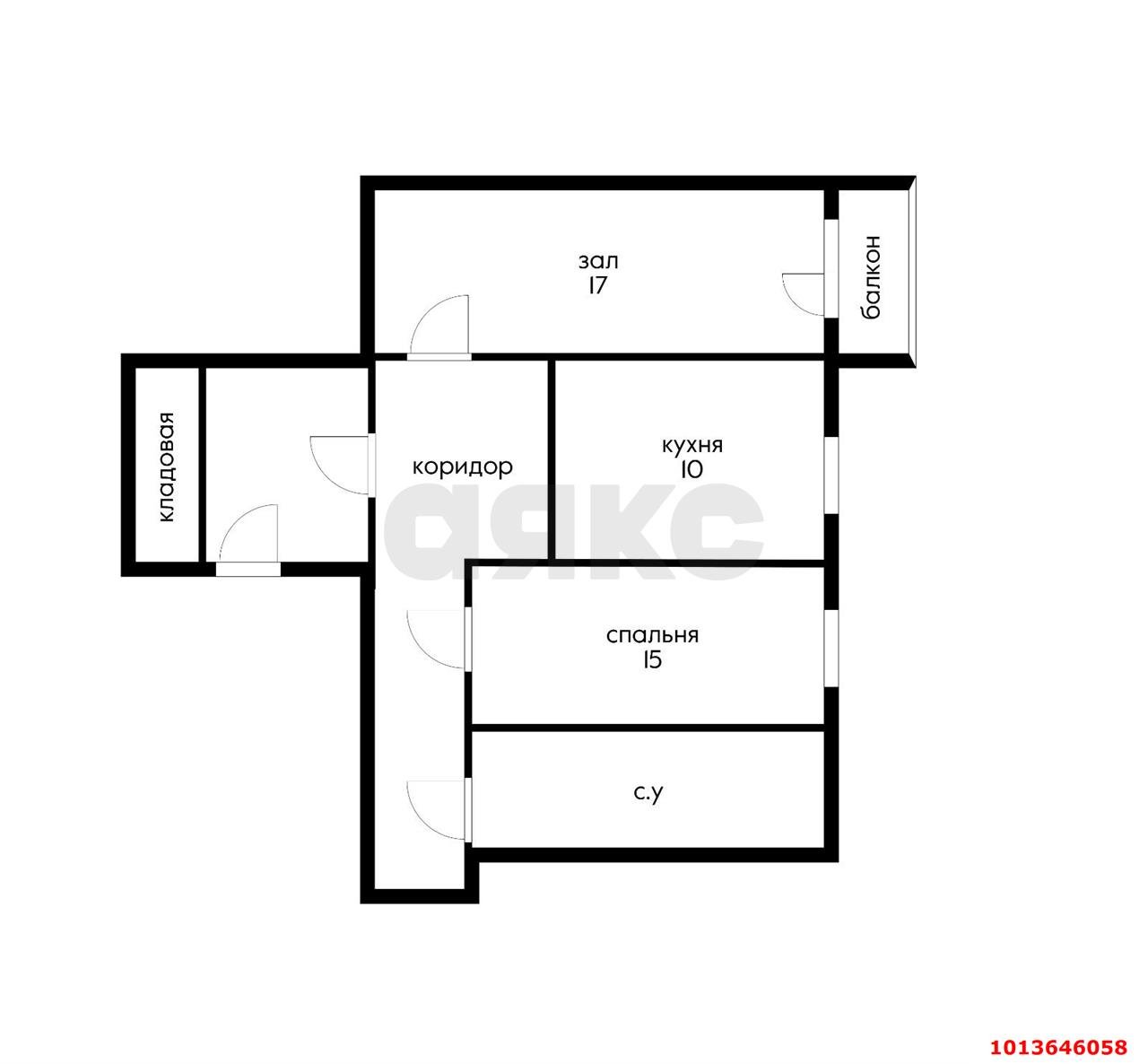 Фото №15: 2-комнатная квартира 55 м² - Краснодар, Школьный, ул. Школьная, 19