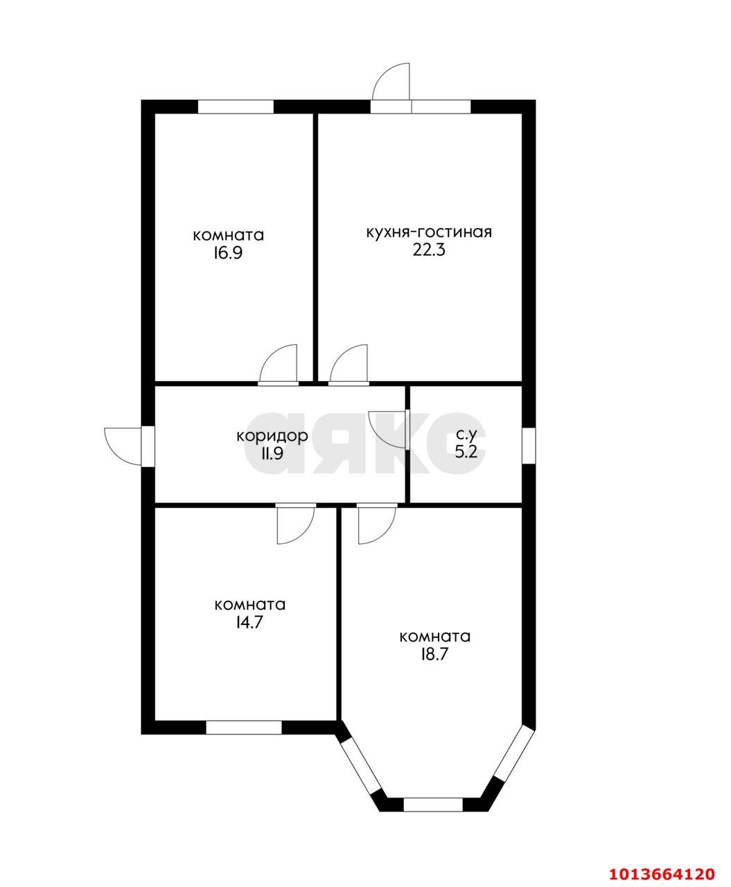 Фото №20: Дом 93 м² + 3.5 сот. - Южный, коттеджный  Знание, ул. имени Цезаря Куникова, 26