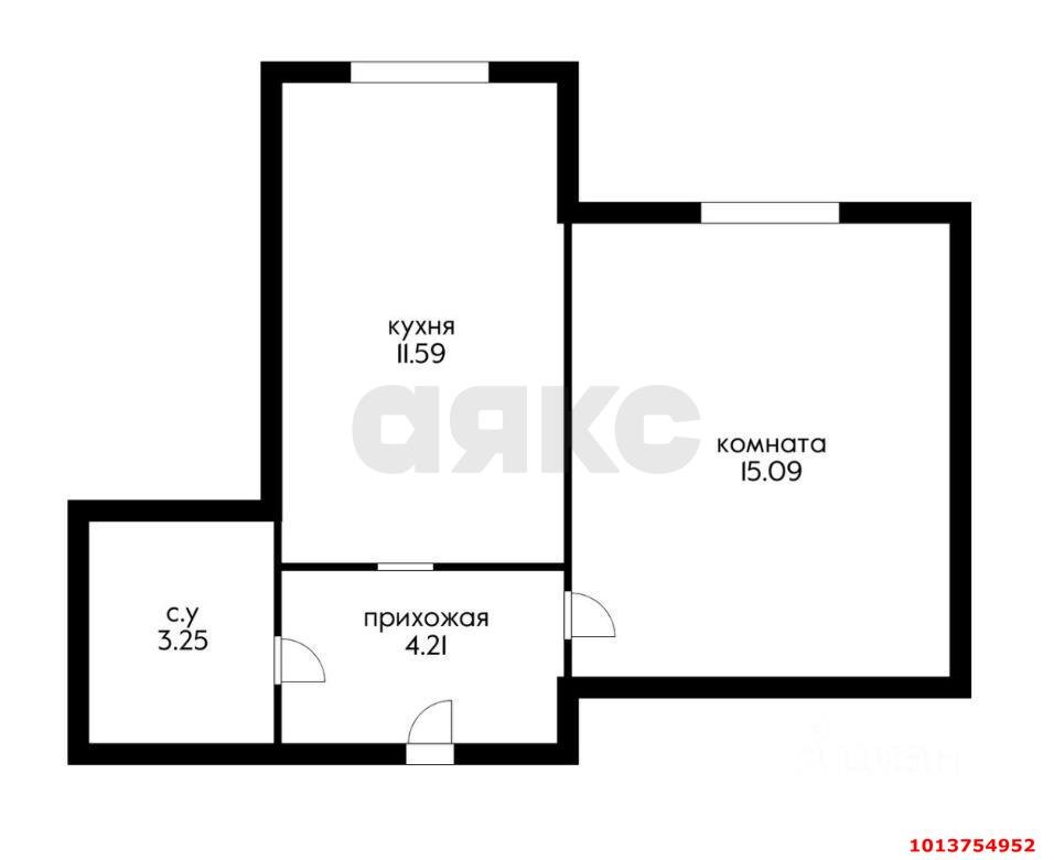 Фото №8: 1-комнатная квартира 34&nbsp;м², 4/16&nbsp;эт. - Краснодар, Прикубанский внутригородской округ, мкр. 9-й километр, ул. Ярославская, 113к1