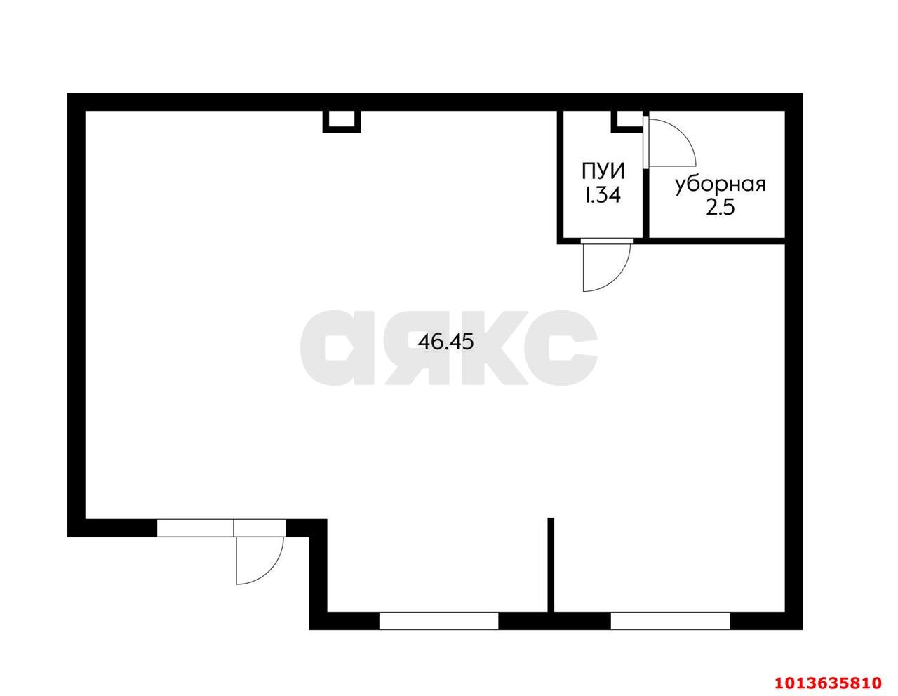 Фото №2: Торговое помещение 52 м² - Краснодар, жилой комплекс Новые Сезоны, ул. Скандинавская, 1к8