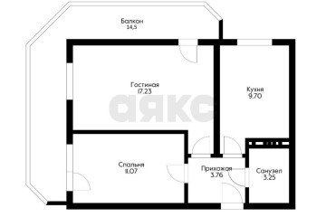 Фото №2: 2-комнатная квартира 62 м² - Краснодар, мкр. Восточно-Кругликовский, ул. Черкасская, 58/2