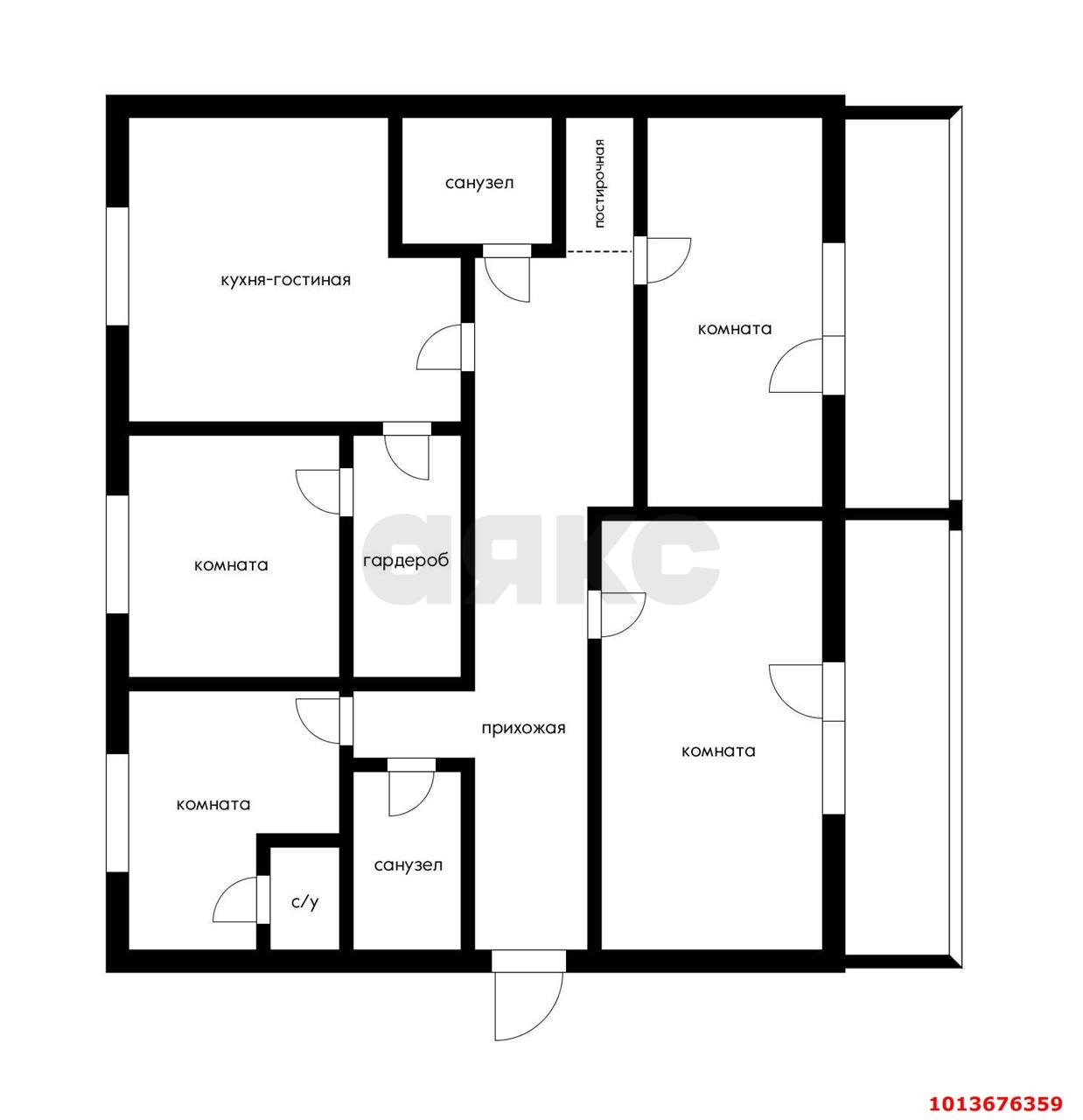 Фото №13: 4-комнатная квартира 135 м² - Краснодар, Фестивальный, ул. Сергея Михалёва, 2А