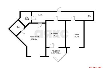 Фото №2: 2-комнатная квартира 71 м² - Краснодар, мкр. 2-я Площадка, ул. Ветеранов, 85