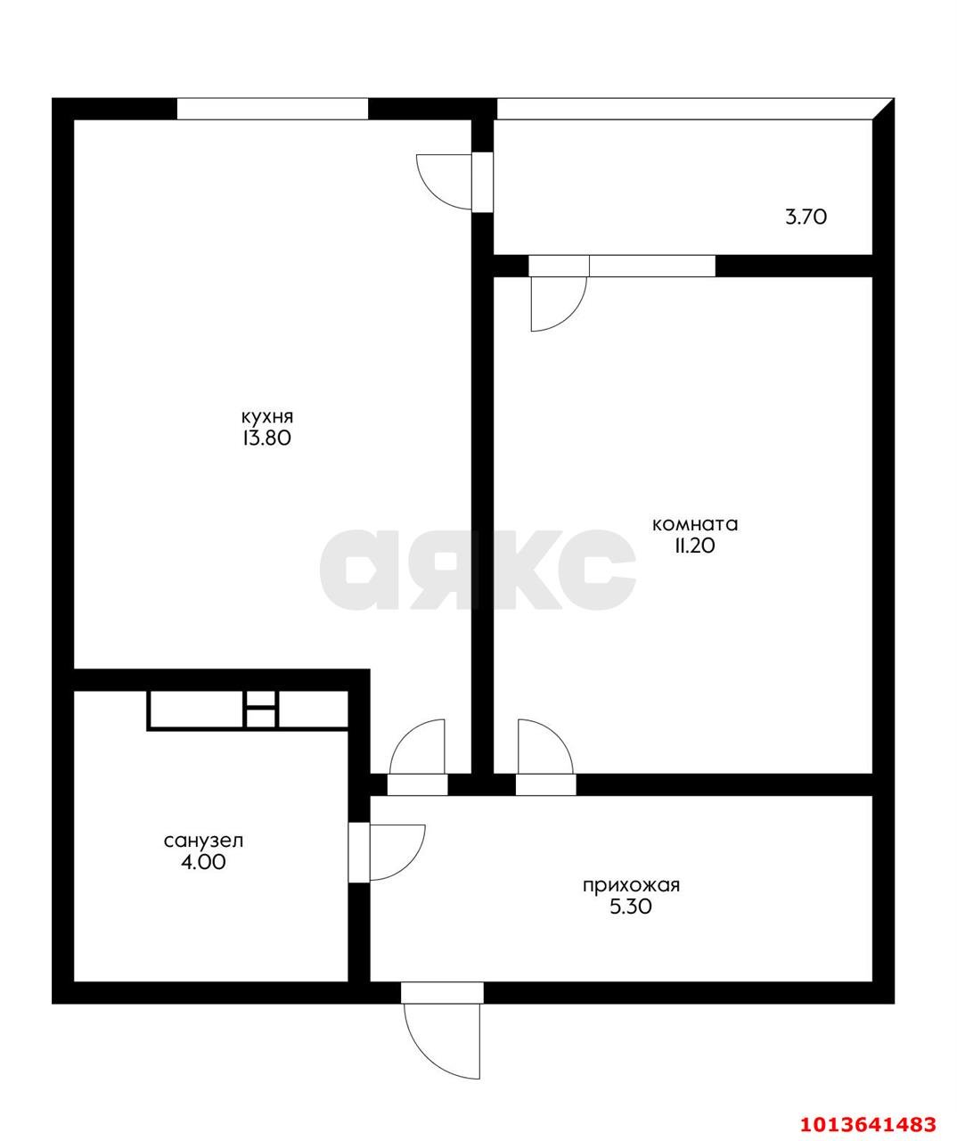 Фото №10: 1-комнатная квартира 38 м² - Краснодар, жилой комплекс Самолёт, ул. Западный Обход, 39/2