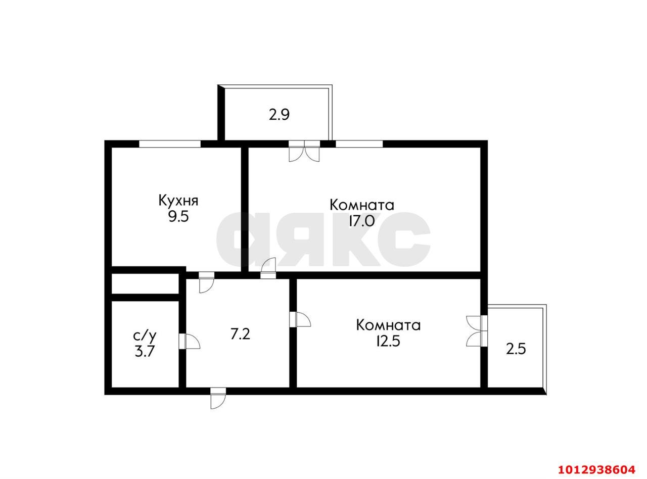 Фото №14: 2-комнатная квартира 50 м² - Краснодар, Пашковский, ул. Бородинская, 152/А