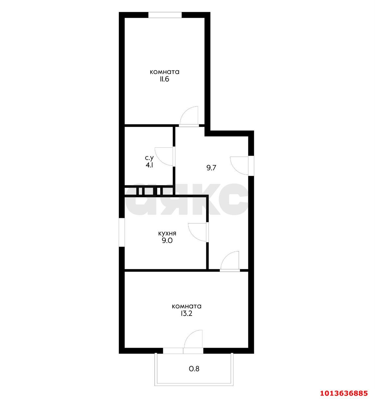 Фото №11: 2-комнатная квартира 52 м² - Энем, пер. Ильницкого, 3к2