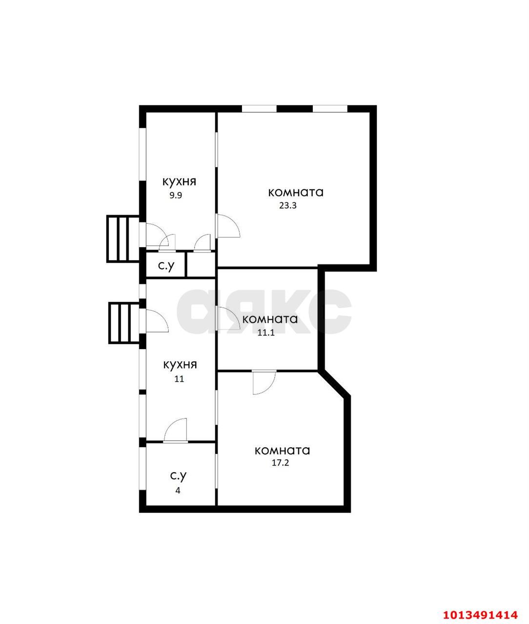 Фото №9: 3-комнатная квартира 77 м² - Краснодар, Центральный, ул. Мира, 63