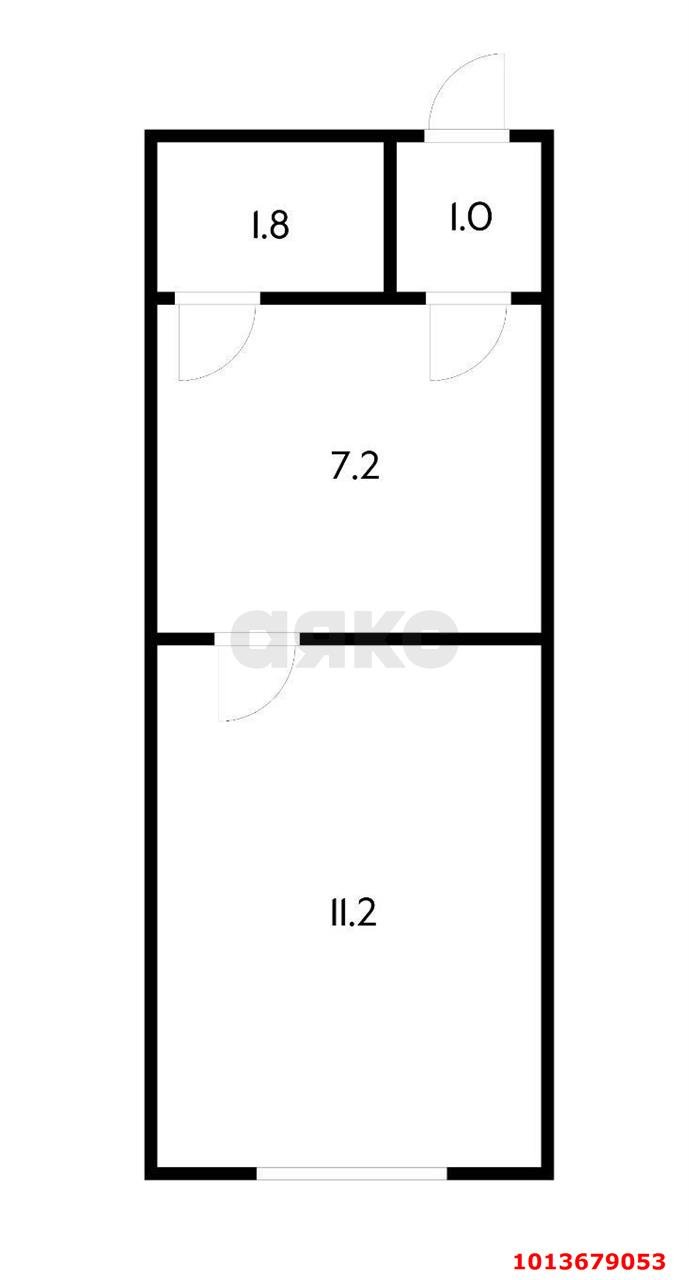 Фото №8: Студия 21 м² - Краснодар, Черёмушки, ул. Стасова, 104