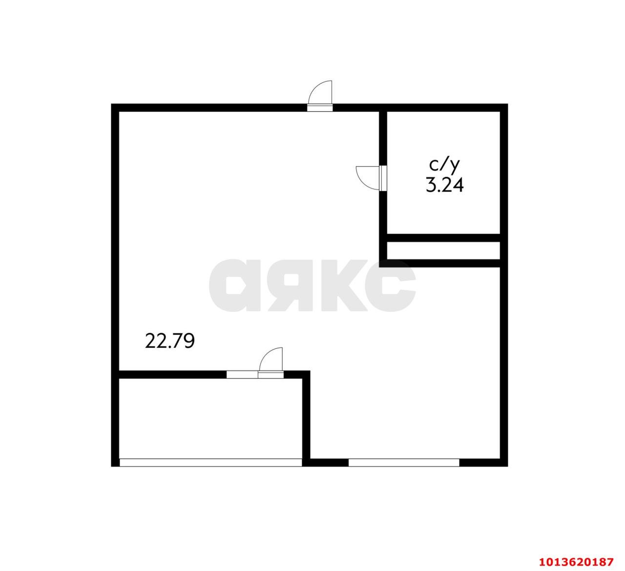 Фото №5: Студия 26 м² - Краснодар, Славянский, ул. Заполярная, 39к6