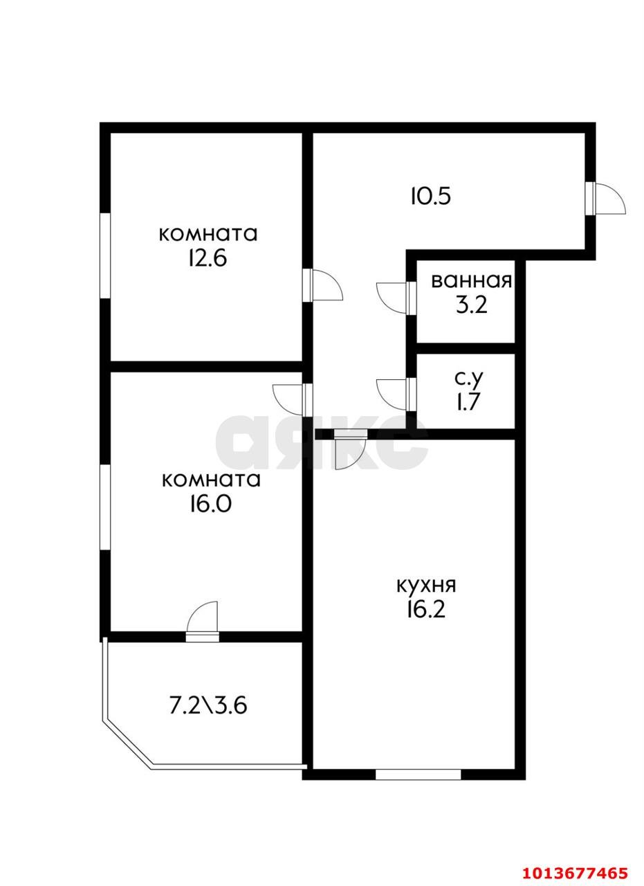 Фото №19: 2-комнатная квартира 63 м² - Краснодар, жилой комплекс Титаны, б-р Адмирала Пустошкина, 11/3