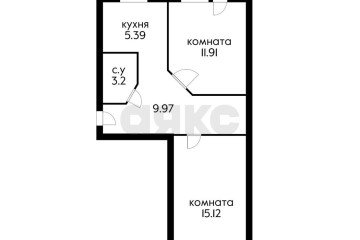 Фото №1: 2-комнатная квартира 45 м² - Краснодар, мкр. Фестивальный, ул. имени Тургенева, 141