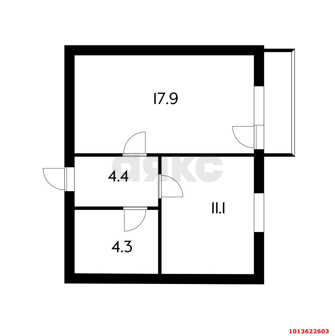 Фото №18: 1-комнатная квартира 40 м² - Краснодар, Калинино, ул. 1 Мая, 428