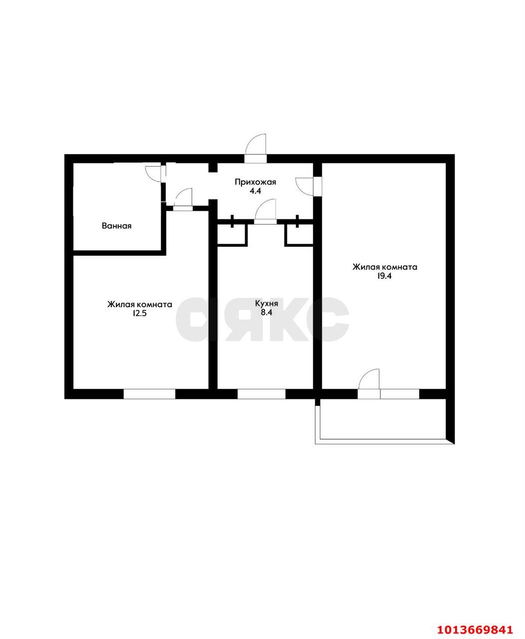 Фото №17: 2-комнатная квартира 51 м² - Краснодар, Комсомольский, ул. Сормовская, 116