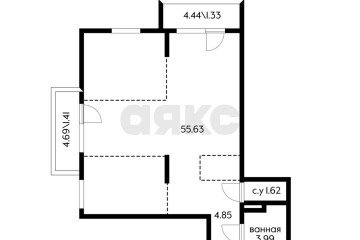 Фото №5: 2-комнатная квартира 79 м² - Краснодар, мкр. Светлоград, ул. Красных Партизан, 1/4к1