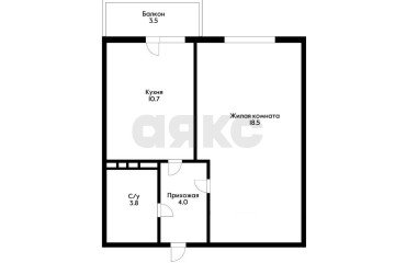 Фото №3: 1-комнатная квартира 41 м² - Краснодар, мкр. Гидростроителей, ул. Гидростроителей, 59/2