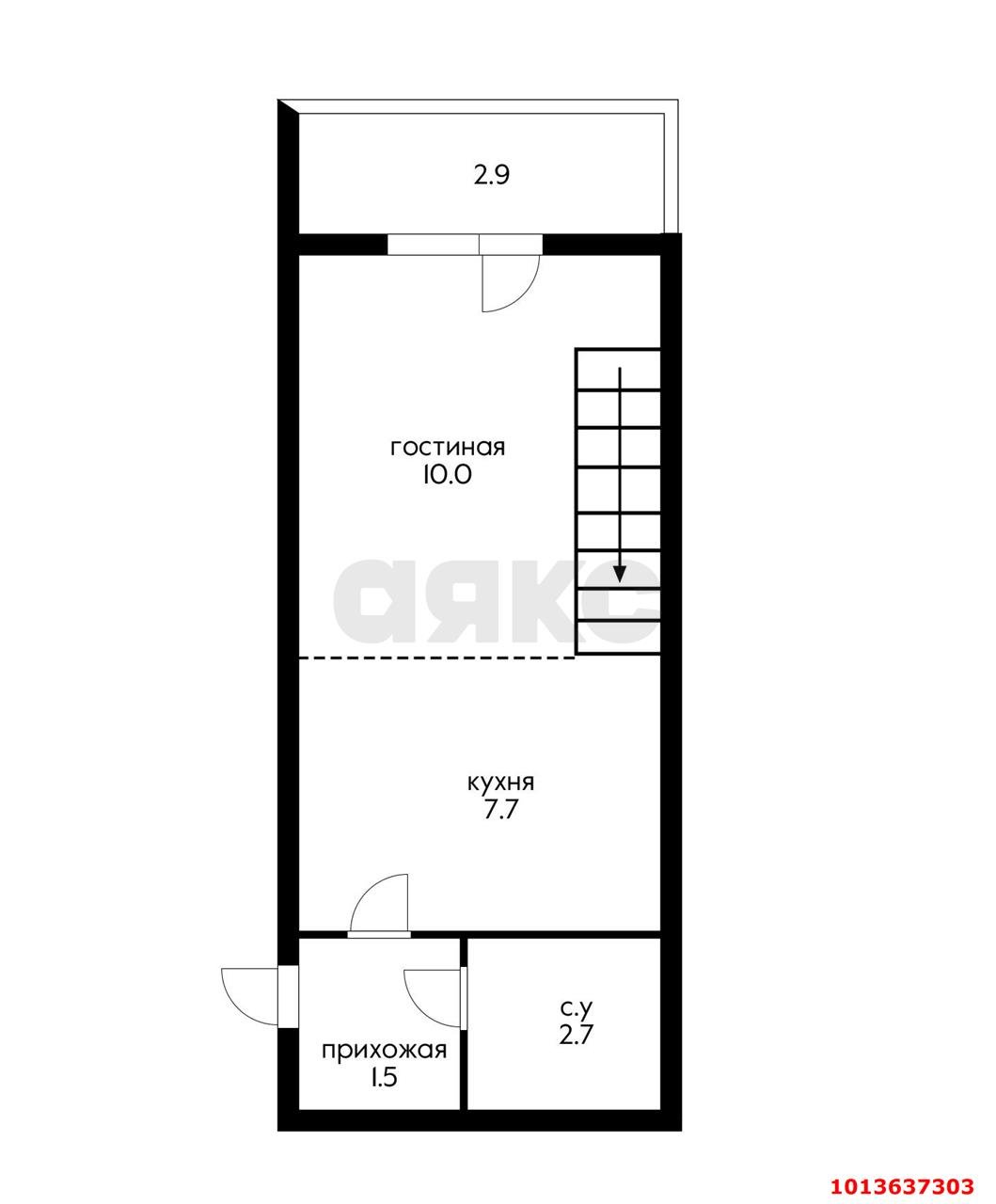 Фото №14: 1-комнатная квартира 40 м² - Краснодар, жилой комплекс Британия-2, ул. Генерала Петрова, 43