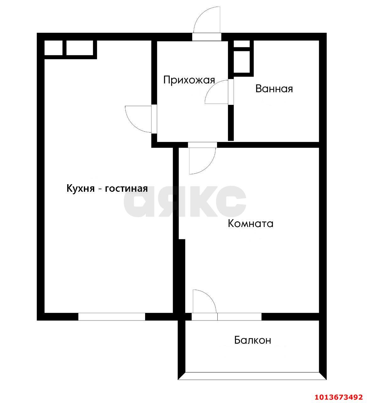 Фото №3: 1-комнатная квартира 37 м² - Краснодар, жилой комплекс Зелёный театр, ул. Западный Обход, 39/1к6