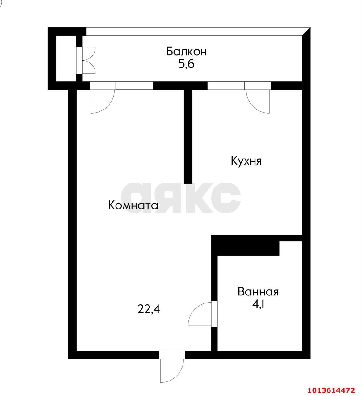 Фото №8: Студия 32 м² - Краснодар, жилой комплекс Рекорд, 