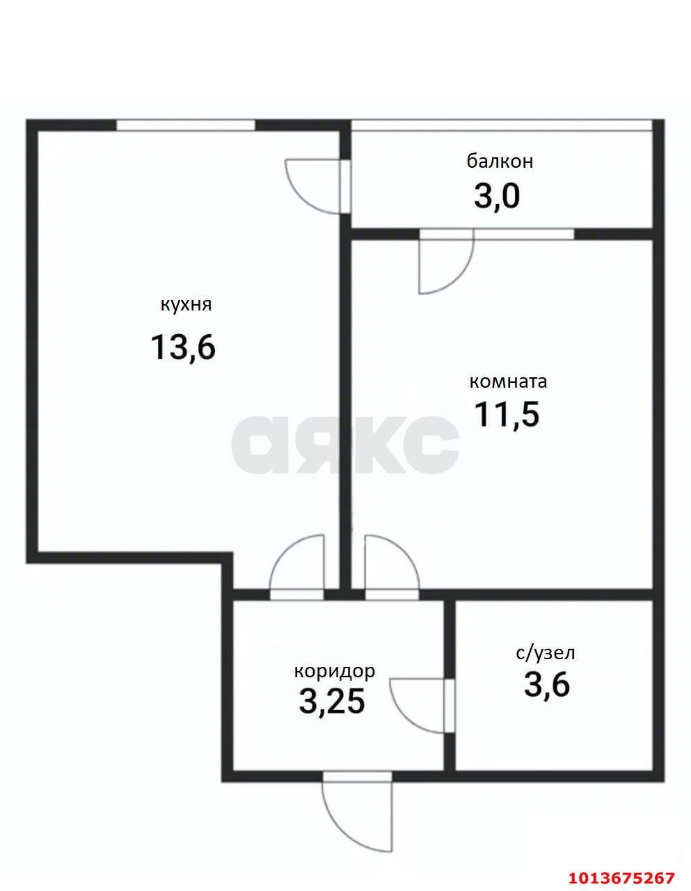 Фото №2: 1-комнатная квартира 35 м² - Краснодар, жилой комплекс Самолёт, ул. Западный Обход, 39/2к2