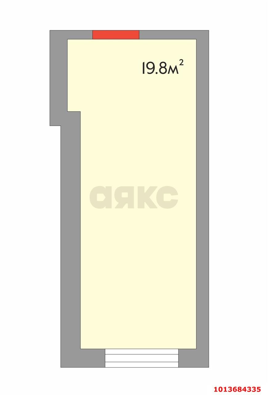 Фото №7: Офисное помещение 19&nbsp;м², 1/20&nbsp;эт. - Краснодар, Прикубанский внутригородской округ, имени Петра Метальникова, мкр. жилой комплекс Радуга, ул. Евгении Жигуленко, 7к2