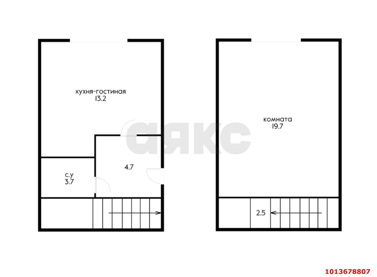 Фото №7: 1-комнатная квартира 47 м² - Краснодар, Центральный, ул. Янковского, 65