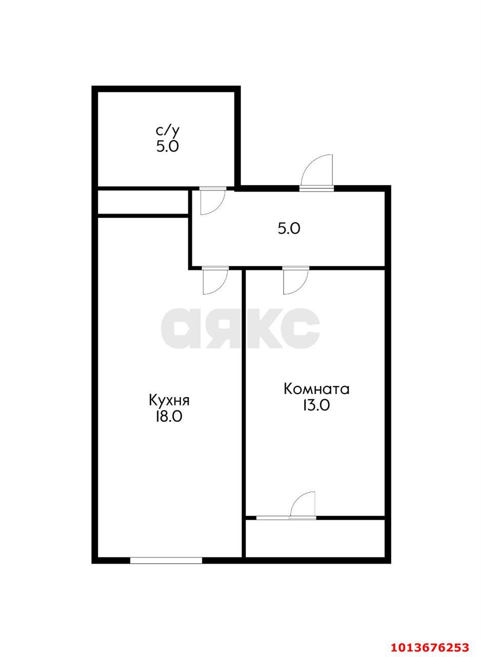 Фото №17: 1-комнатная квартира 43 м² - Краснодар, Славянский, ул. Заполярная, 37к4