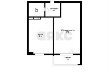 Фото №1: 1-комнатная квартира 34 м² - Краснодар, мкр. жилой комплекс Оникс, ул. Российская, 267к3