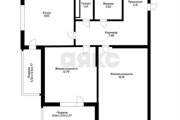 Фото №2: 2-комнатная квартира 65 м² - Краснодар, мкр. Прикубанский внутригородской округ, 