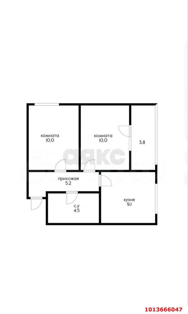 Фото №5: 2-комнатная квартира 42 м² - Краснодар, жилой комплекс Самолёт-2, ул. Западный Обход, 57к1