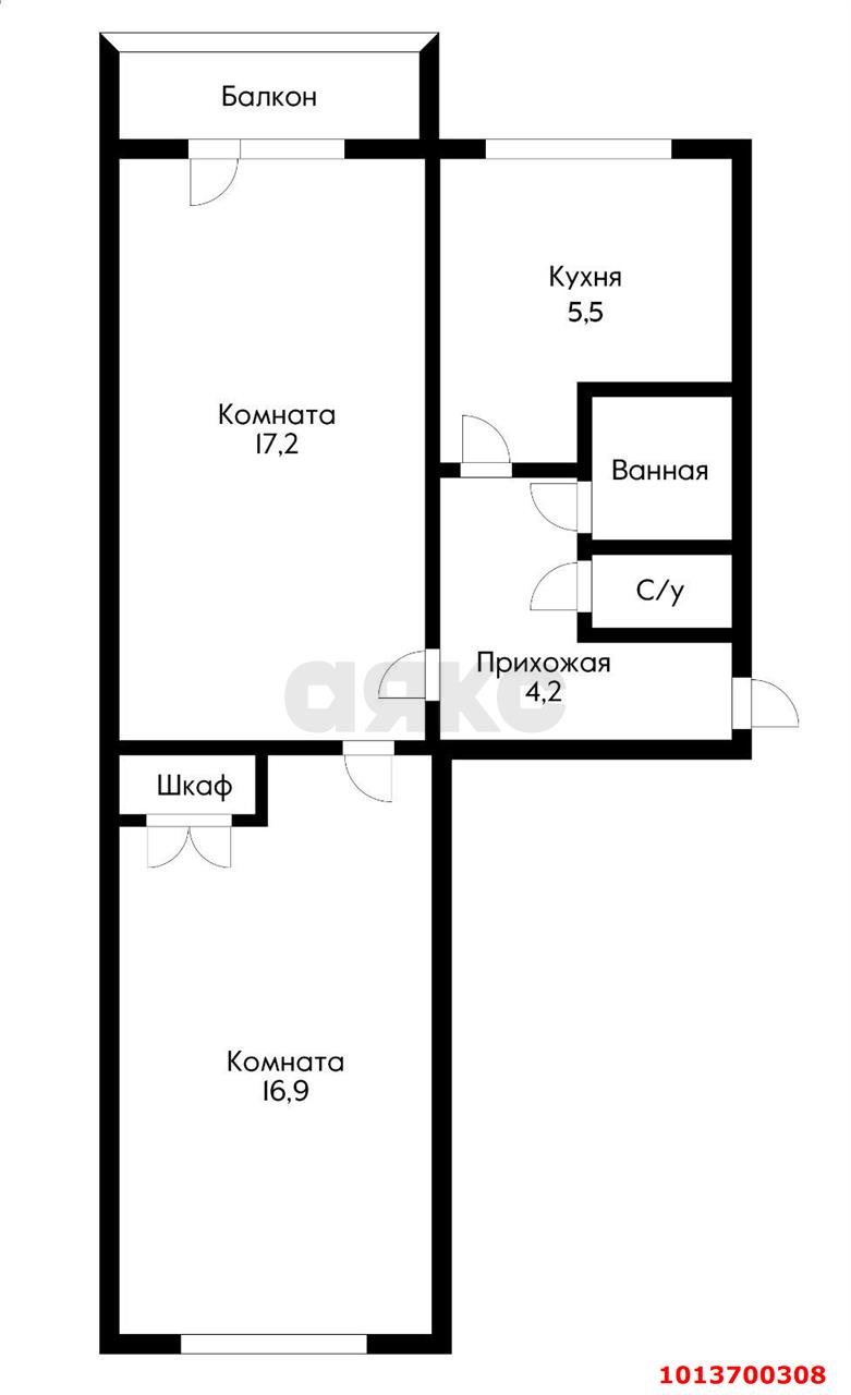 Фото №14: 2-комнатная квартира 44 м² - Краснодар, Славянский, ул. Темрюкская, 69