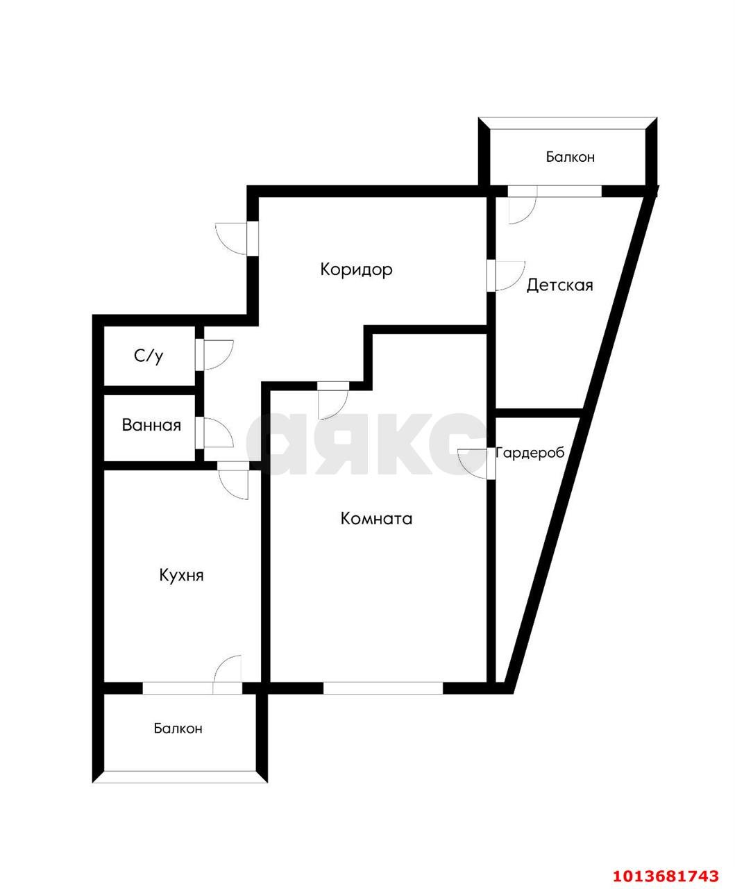 Фото №19: 2-комнатная квартира 52 м² - Краснодар, Юбилейный, ул. Рождественская набережная, 25