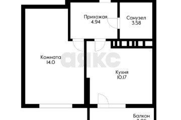 Фото №2: 1-комнатная квартира 30 м² - Краснодар, мкр. жилой комплекс Сармат, ул. Западный Обход, 65к1