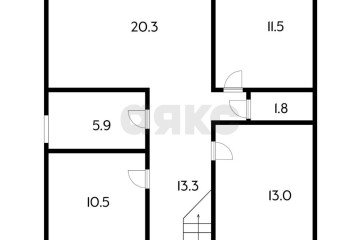 Фото №5: Дом 80 м² - Козет, п. коттеджный  Южный Ветер, ул. Умара Берсея, 4