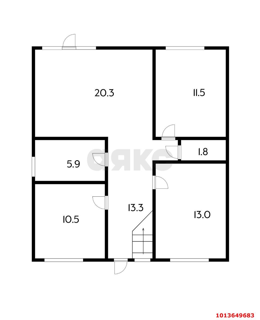 Фото №5: Дом 80 м² + 6.21 сот. - Козет, коттеджный  Южный Ветер, ул. Умара Берсея, 4