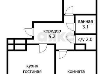 Фото №3: 2-комнатная квартира 65 м² - Краснодар, мкр. жилой комплекс Свобода, ул. Домбайская, 55к4