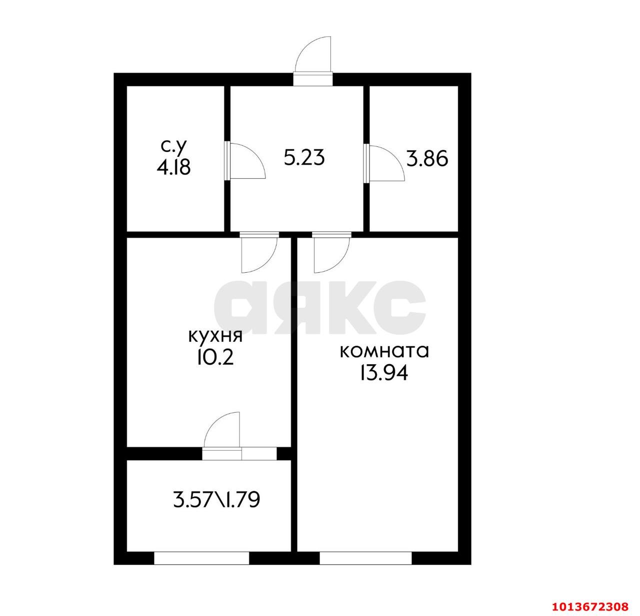 Фото №15: 1-комнатная квартира 41 м² - Краснодар, жилой комплекс Ренессанс, ул. Строителей, 21