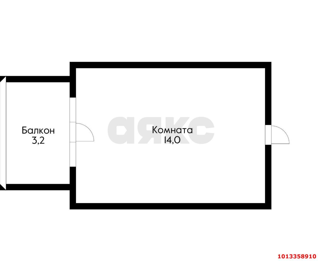 Фото №8: Комната 14 м² - Краснодар, Центральный, ул. Одесская, 25