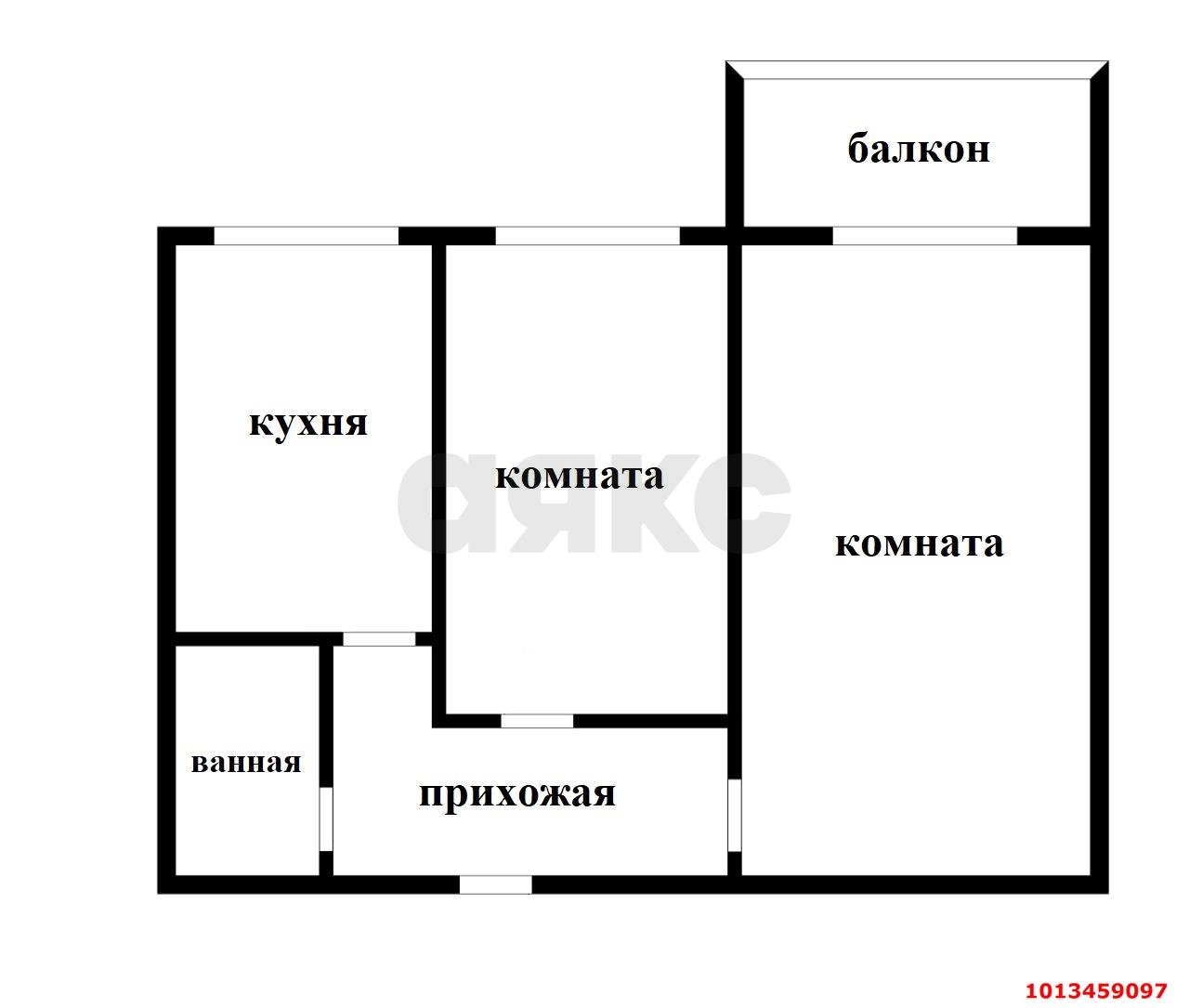 Фото №18: 2-комнатная квартира 48 м² - Берёзовый, Прогресс, ул. Археолога Анфимова, 19