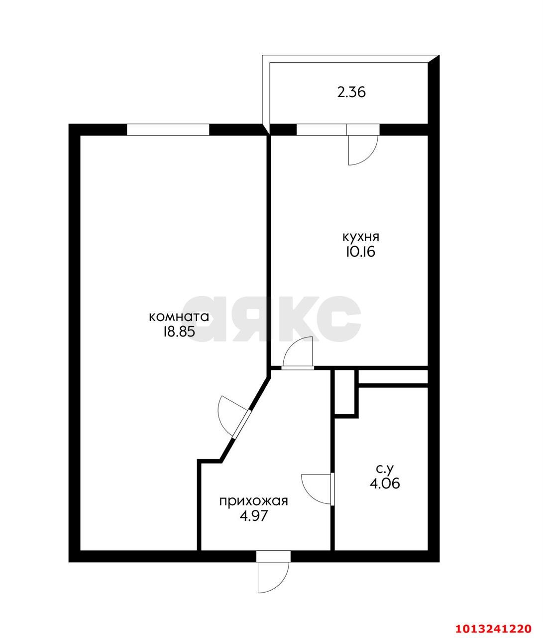 Фото №12: 1-комнатная квартира 40 м² - Краснодар, жилой комплекс Победа, ул. Евгении Жигуленко, 9