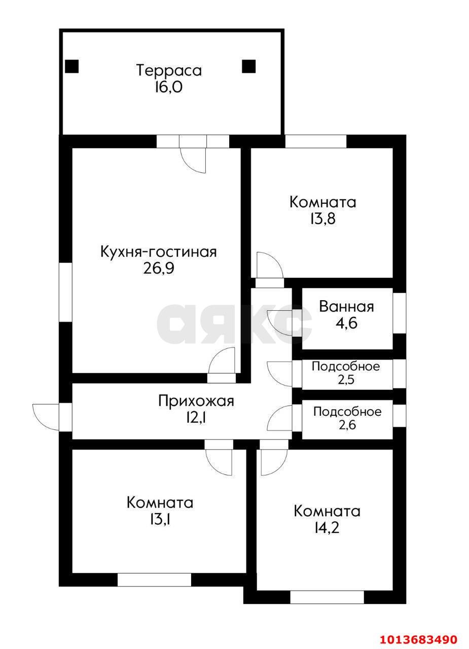 Фото №15: Дом 85 м² + 4.03 сот. - Кубанская Нива-2, Прикубанский внутригородской округ, ул. Весенняя