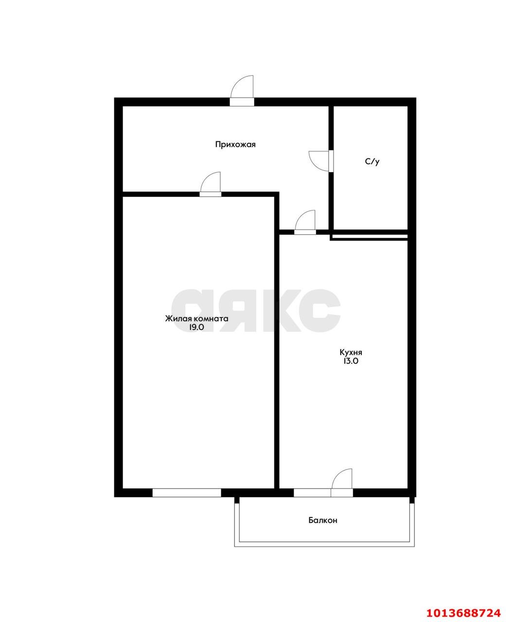 Фото №16: 1-комнатная квартира 45 м² - Краснодар, имени Петра Метальникова, ул. Петра Метальникова, 5к3