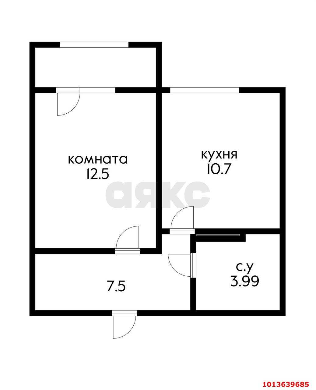 Фото №11: 1-комнатная квартира 35 м² - Краснодар, жилой комплекс Новелла, ул. Питерская, 40