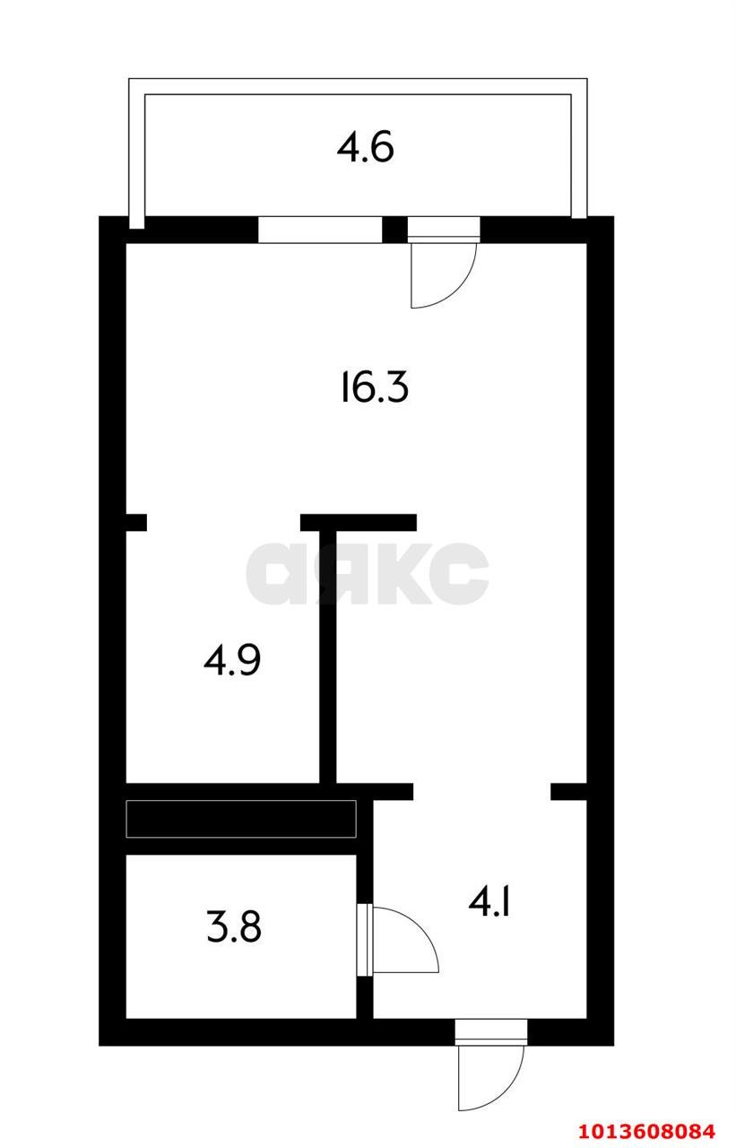 Фото №4: Студия 33 м² - Краснодар, жилой комплекс Жемчужина, ул. имени Ф.И. Шаляпина, 30/1к1