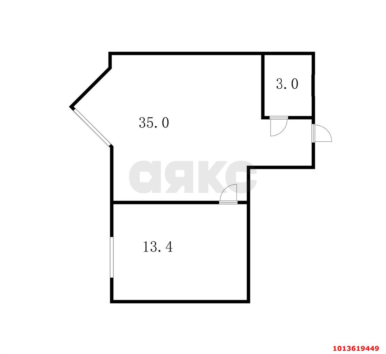 Фото №10: 1-комнатная квартира 51 м² - Российский, Прикубанский внутригородской округ, пр-д Тверской, 7