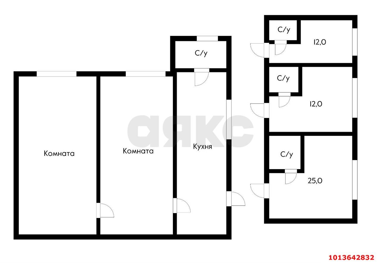 Фото №11: Часть дома 80 м² + 2.46 сот. - Краснодар, Пашковский, ул. Суворова, 13