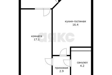 Фото №2: 1-комнатная квартира 42 м² - Краснодар, мкр. жилой комплекс Сказка Град, ул. имени В.Н. Мачуги, 166Ак1