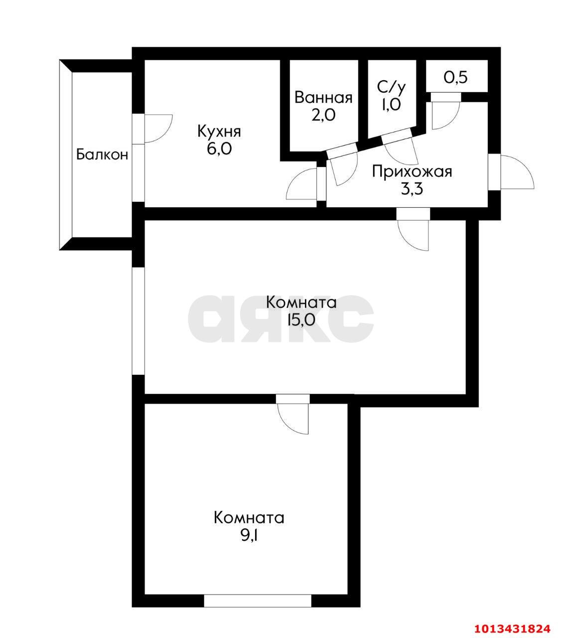 Фото №11: 2-комнатная квартира 37 м² - Краснодар, Центральный, ул. Новокузнечная, 200