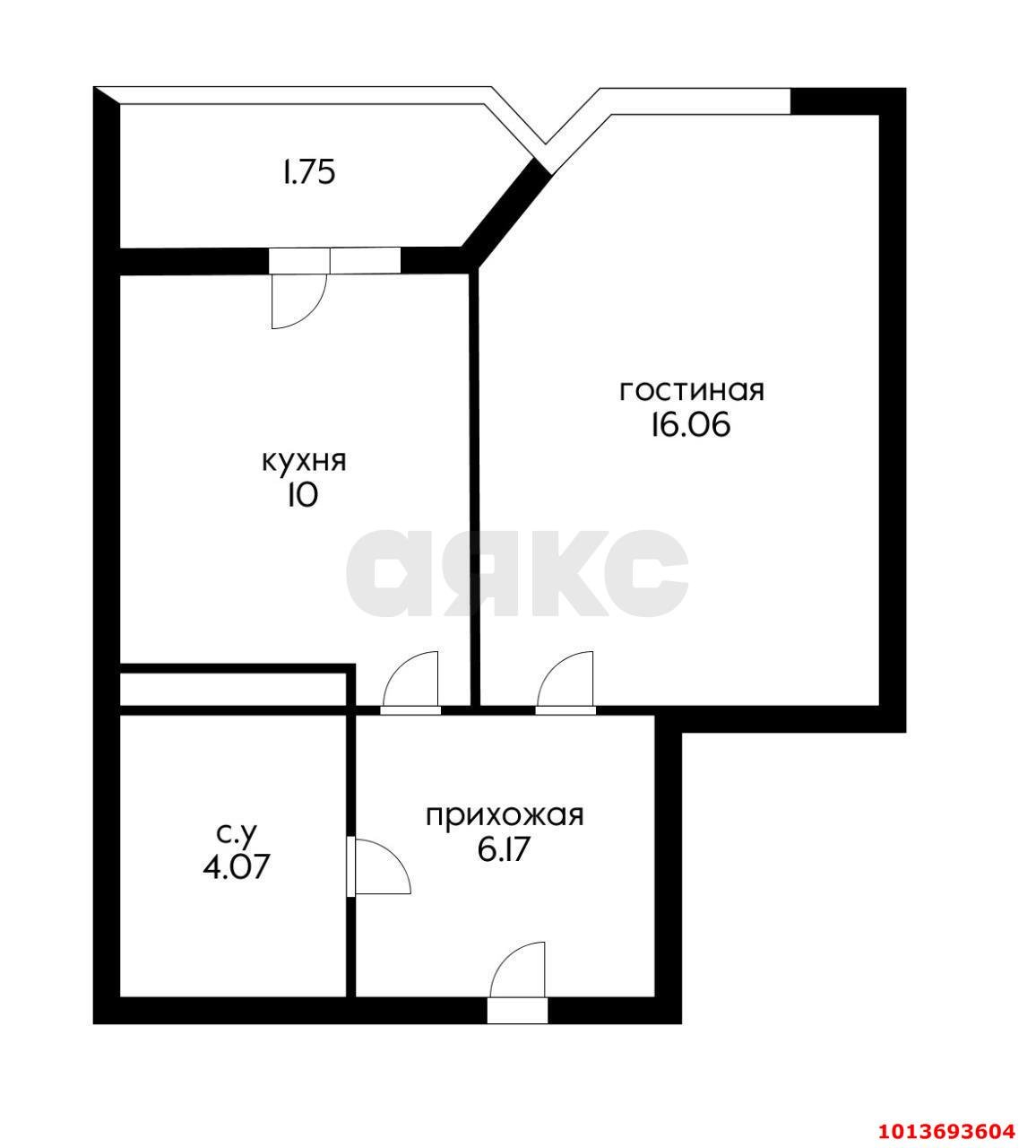 Фото №10: 1-комнатная квартира 40 м² - Краснодар, жилой комплекс Сказка Град, ул. имени В.Н. Мачуги, 166/2