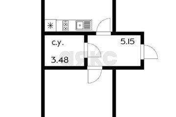 Фото №4: 1-комнатная квартира 47 м² - Краснодар, мкр. жилой комплекс Квартал № 6, ул. имени Героя Советского Союза Николая Воробьёва, 17