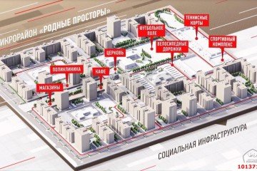 Фото №2: 1-комнатная квартира 39 м² - Знаменский, мкр. Родные Просторы, 